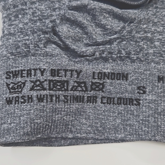 Sweaty Betty Charcoal Sports Bra, Size Small - Picture 5 of 6